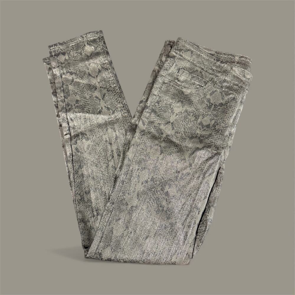 Bisou Bisou Animal Print Straight Leg Pants Size 8